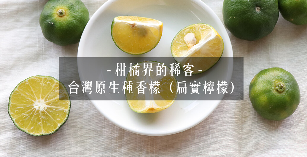 【柑橘界的稀客】台灣原生種香檬（扁實檸檬）