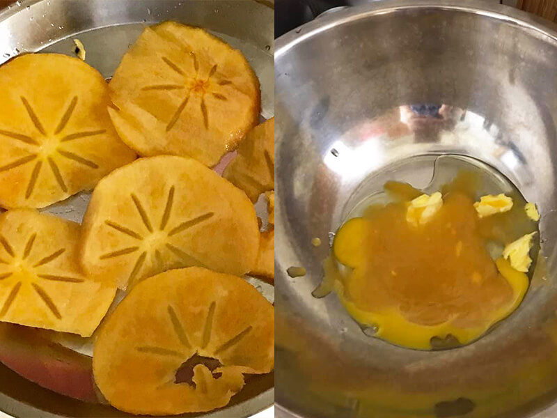 柿子料理過程